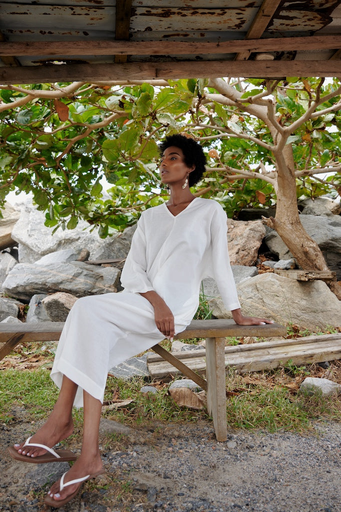 Classic Linen Kaftan